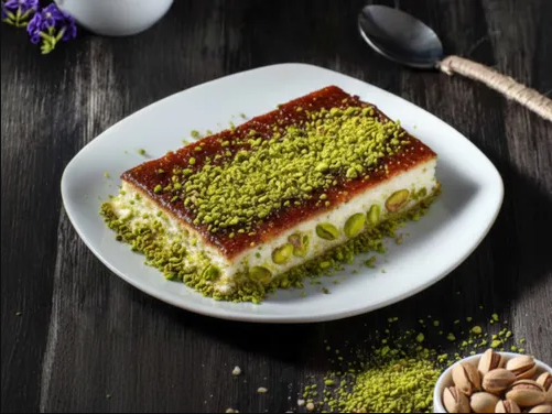 Antep Fıstıklı Kazandibi (Glutensiz)